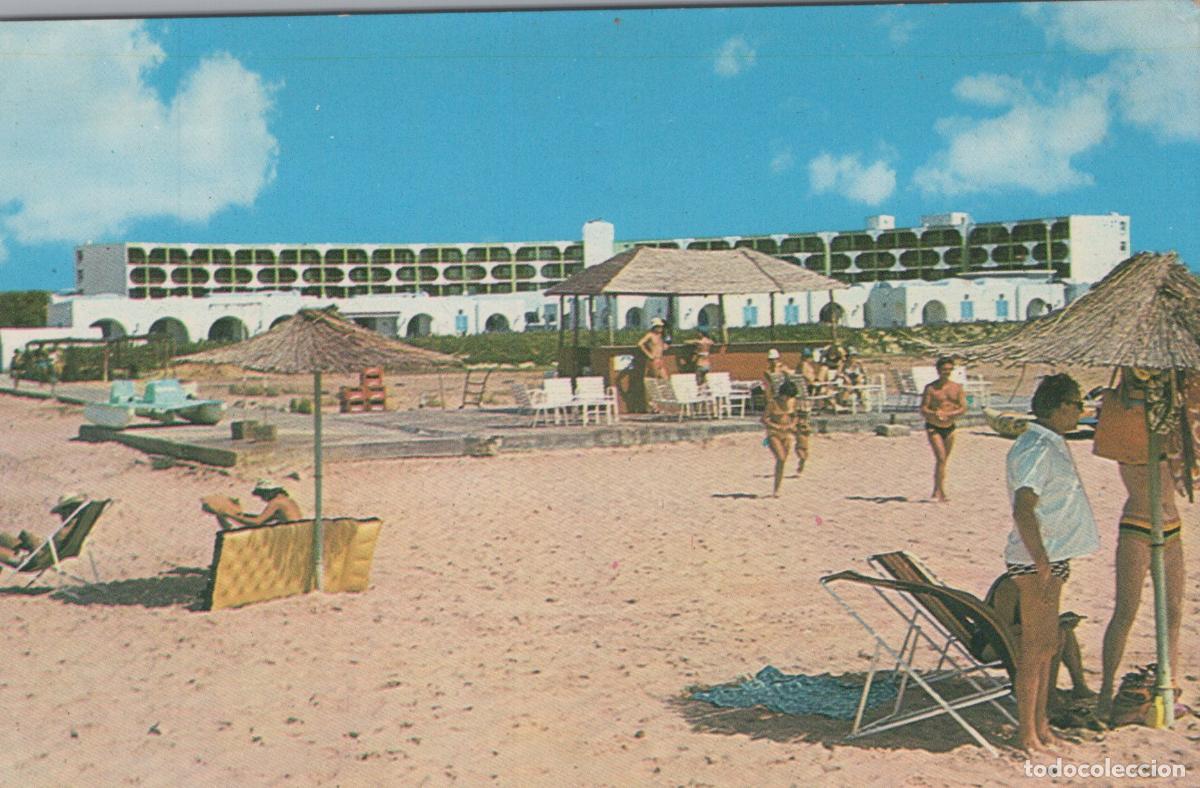 Postales: Tunisia Nabeul Tunisie H&ocirc;tel Lido Plage Anim&eacute;e Architecture Moderne *YAF671