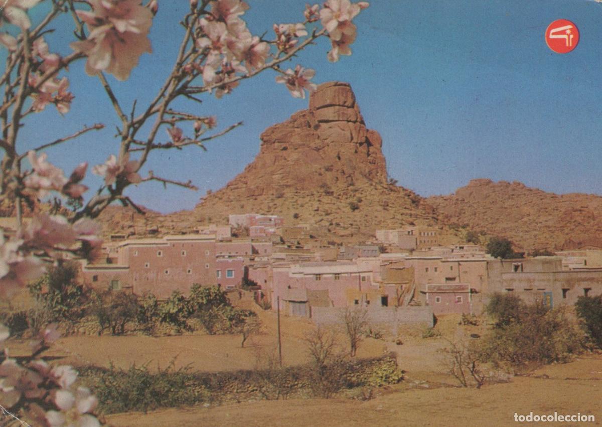 Postales: Morocco Tafraout Maroc Village Montagne Amandiers *YAF851