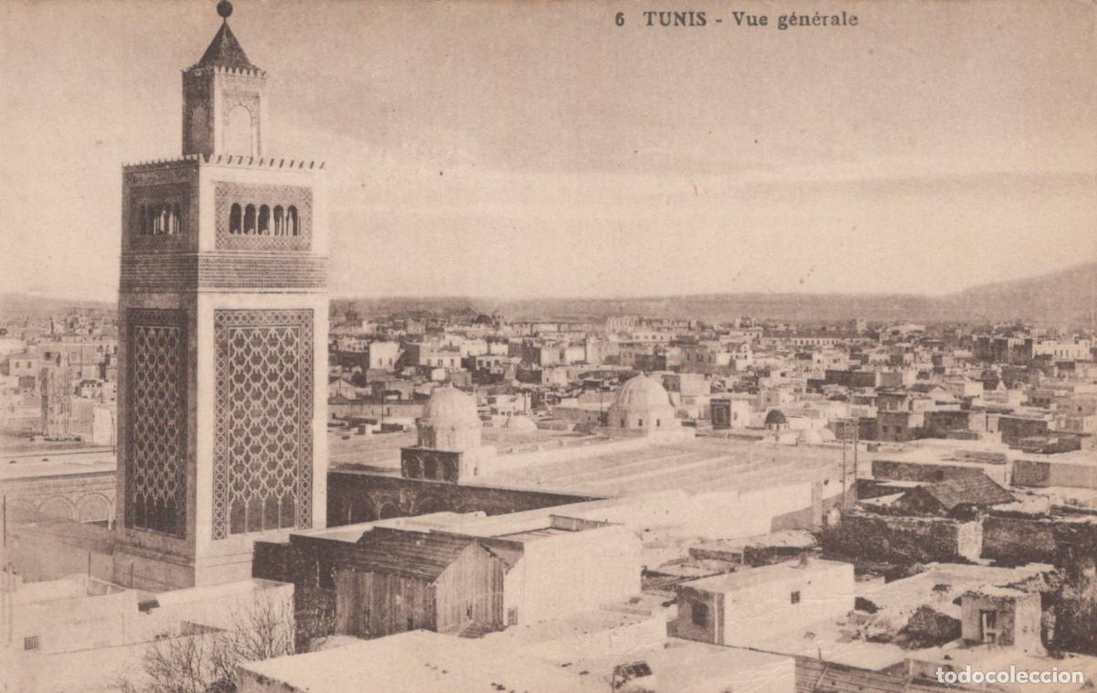 Cartes Postales: Tunis Minaret Mosque General View Cityscape Architecture *YAG733