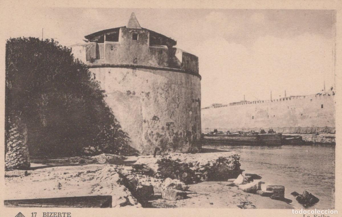 Postais: Bizerte, Tunisia. La Ksiba Ancient Fortified Coastal Tower View *YAG738