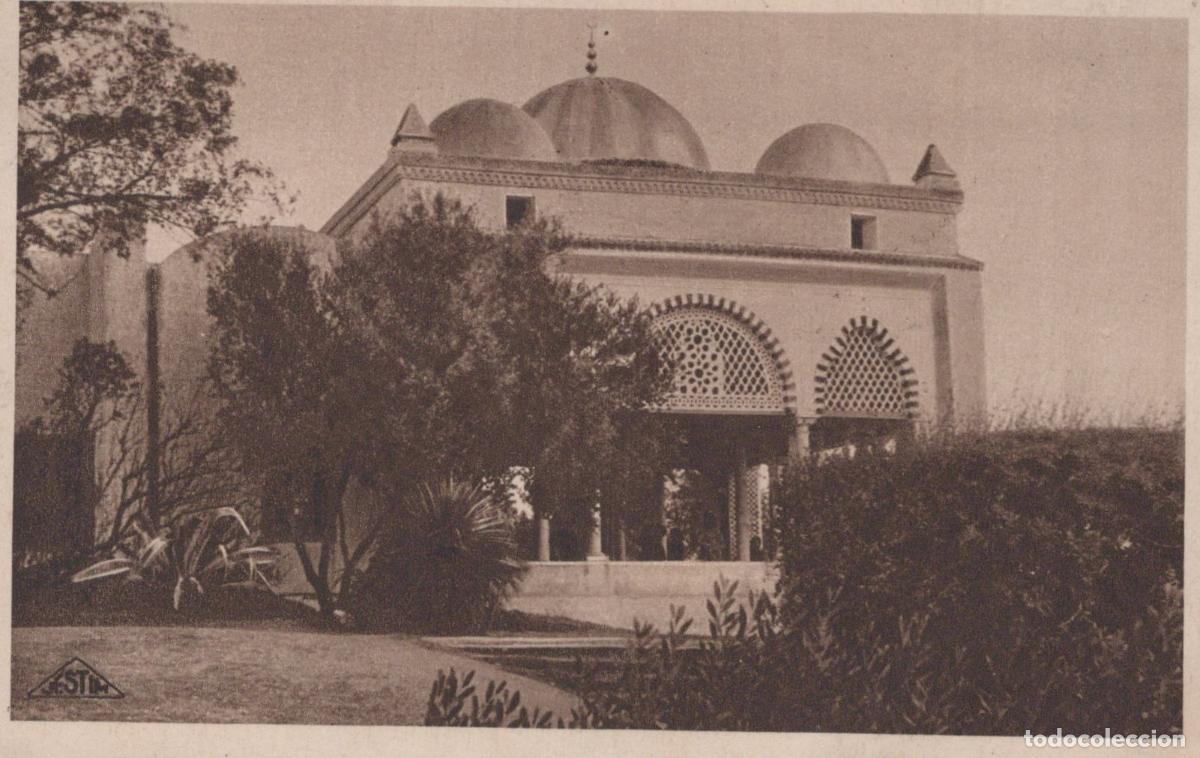 Postales: Tunis Roubba du Belv&eacute;d&egrave;re Mausoleum Architecture Garden View *YAG729