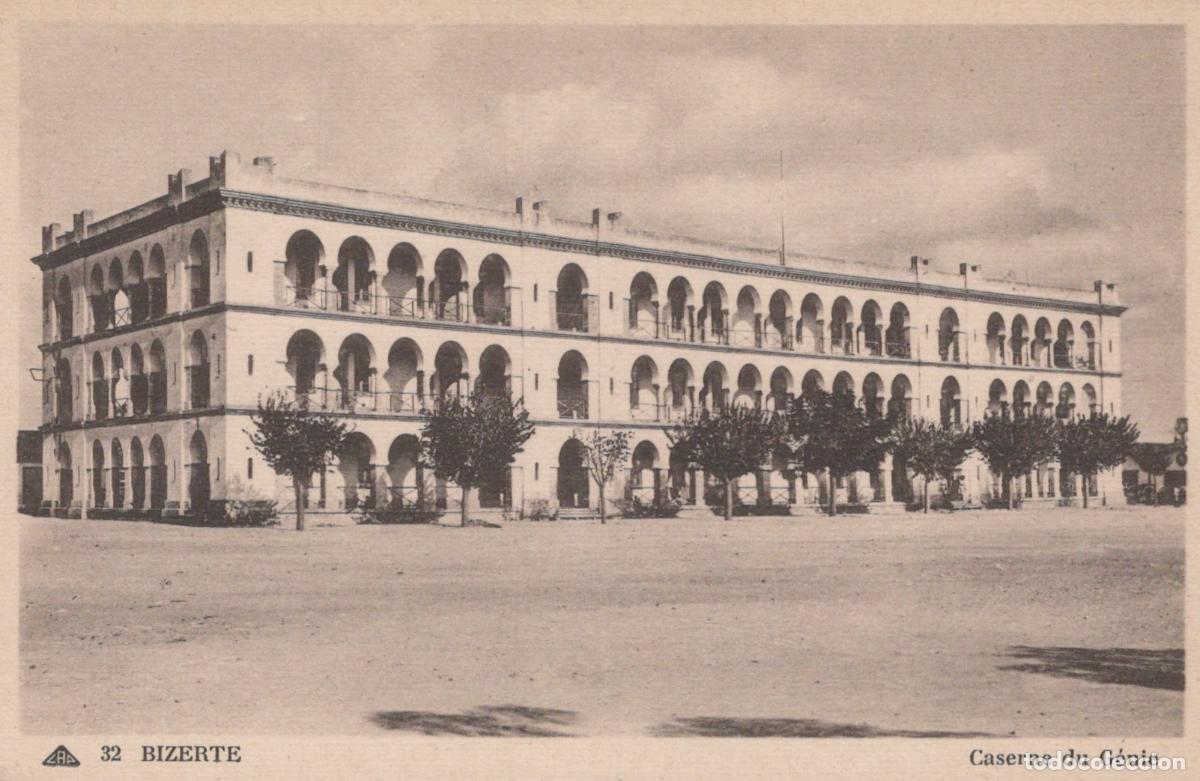 Postales: Bizerte Tunisia Caserne du G&eacute;nie Colonial Barracks Architecture *YAG788