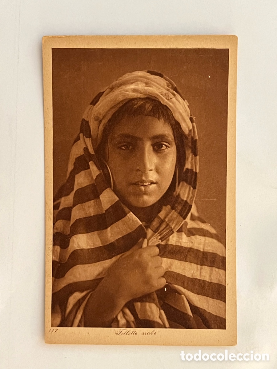 Postales: TIPOS POPULARES.. ETNOGRAFICA, FILLETTE ARABE, ED. LEHNERT & LANDROCK (h.1910?) S/C
