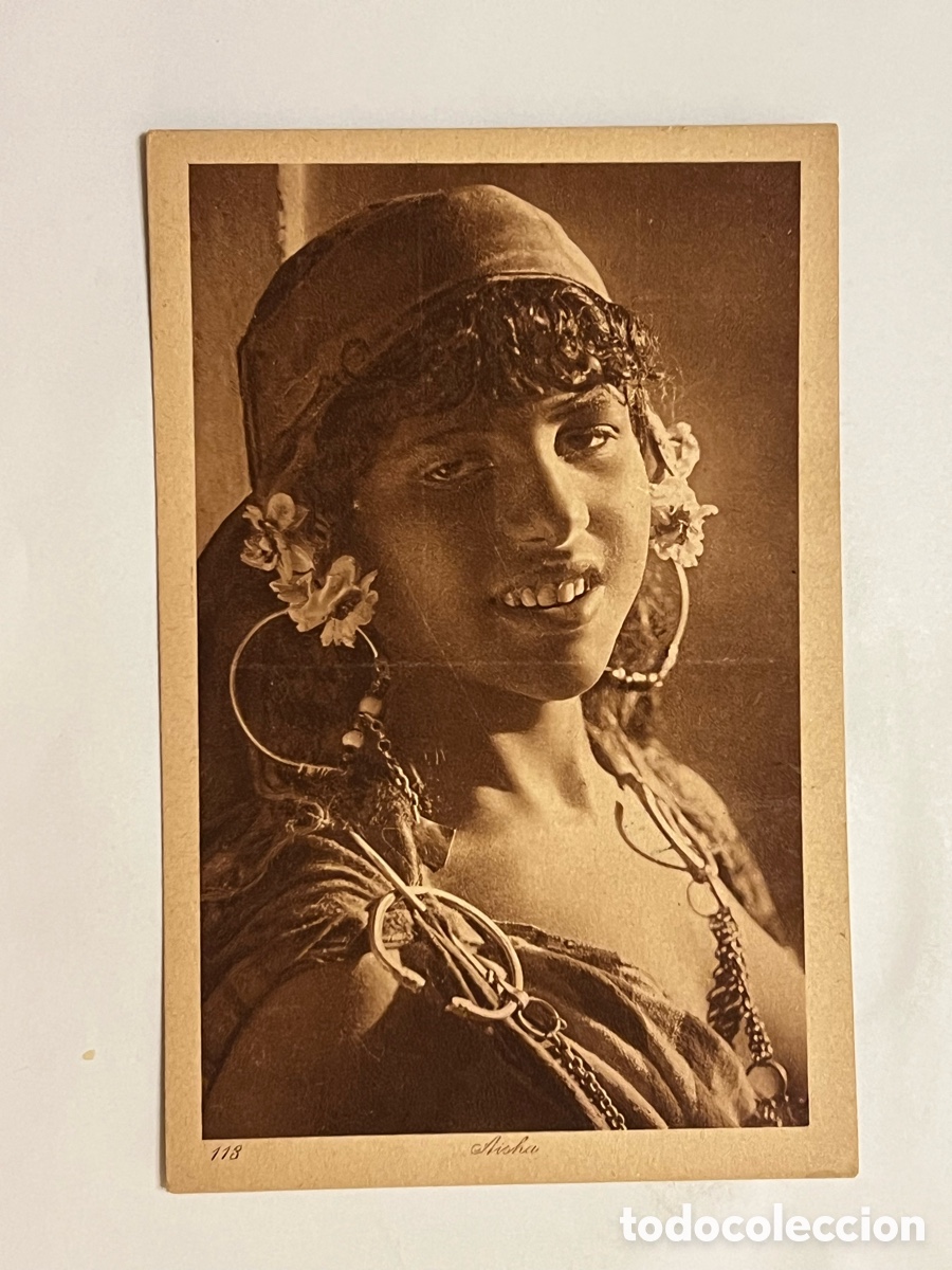 Postales: TIPOS POPULARES. AISHA, ED. LEHNERT & LANDROCK (h.1910?) S/C