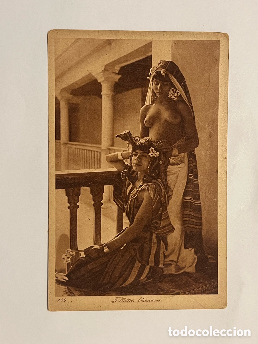 Postales: TIPOS POPULARES. FILLETTES BEDOUINES, ED. LEHNERT & LANDROCK (h.1910?) S/C