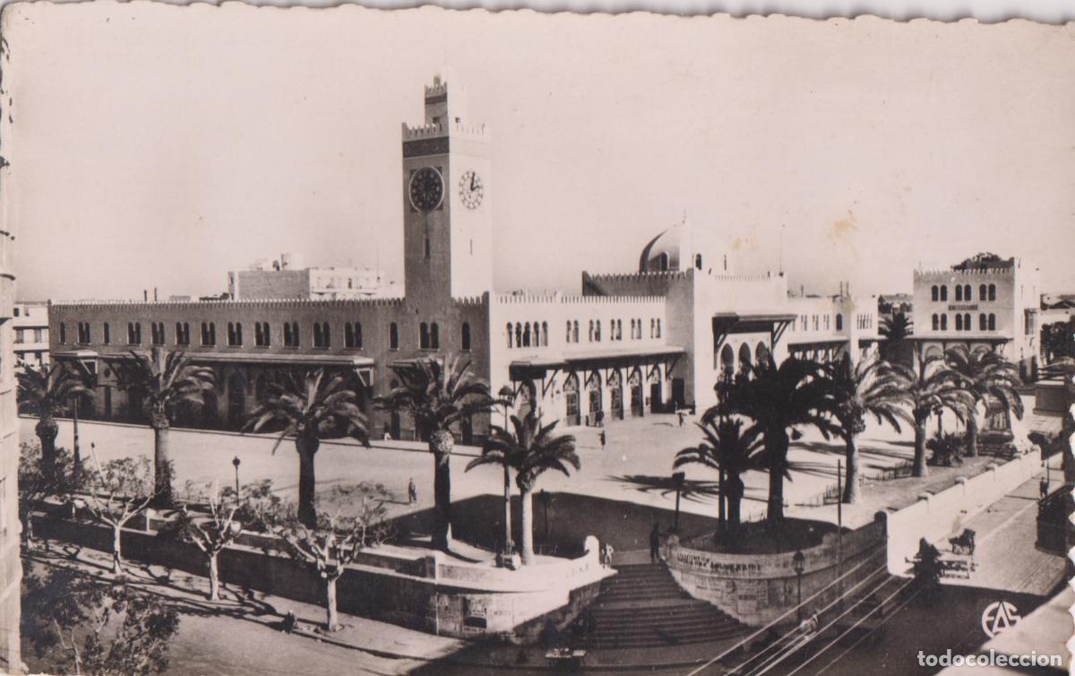 Postales: ARGELIA, ORAN, ESTACI&Oacute;N DE FERROCARRIL (MARIUS TOUDOIRE) &ndash; EDITIONS ALEXANDRE SIRECKY 11 &ndash; ESCRITA