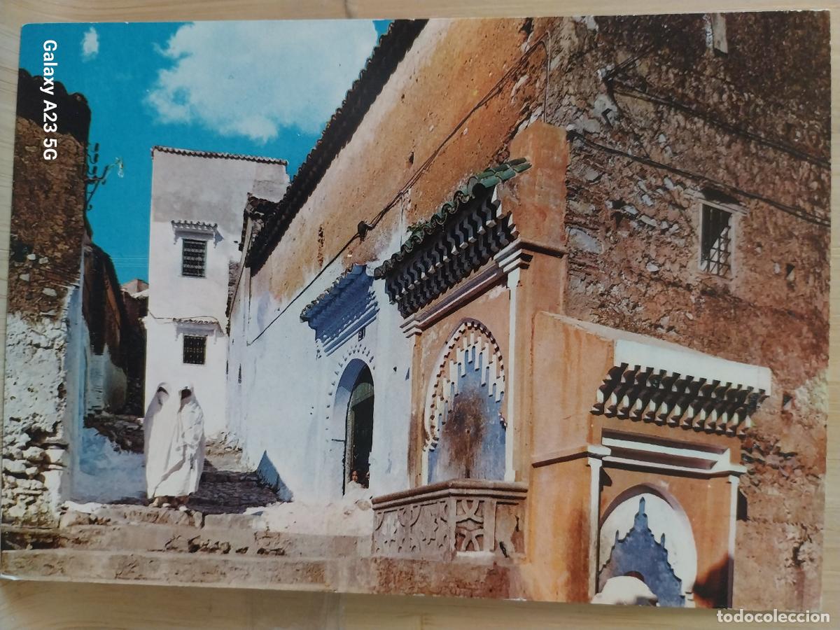Postales: MARUECOS XAUEN POSTAL DORSO SIN IMPRIMIR ERROR IMPRESION ANIMADA