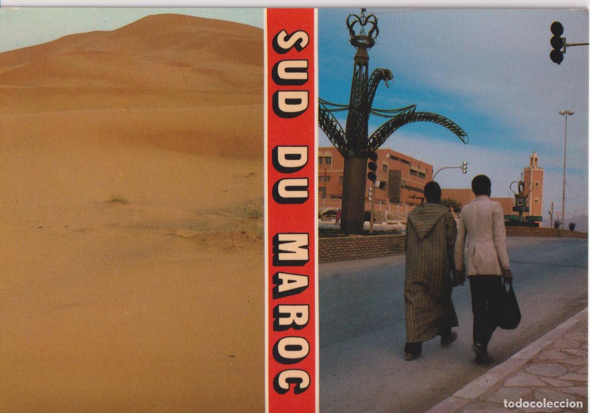 Postales: SUD DU MARROC, AVENIDA DE ERRACHIDIA, DUNES MERSOUGA - COLOR MARRAKECH - S/C