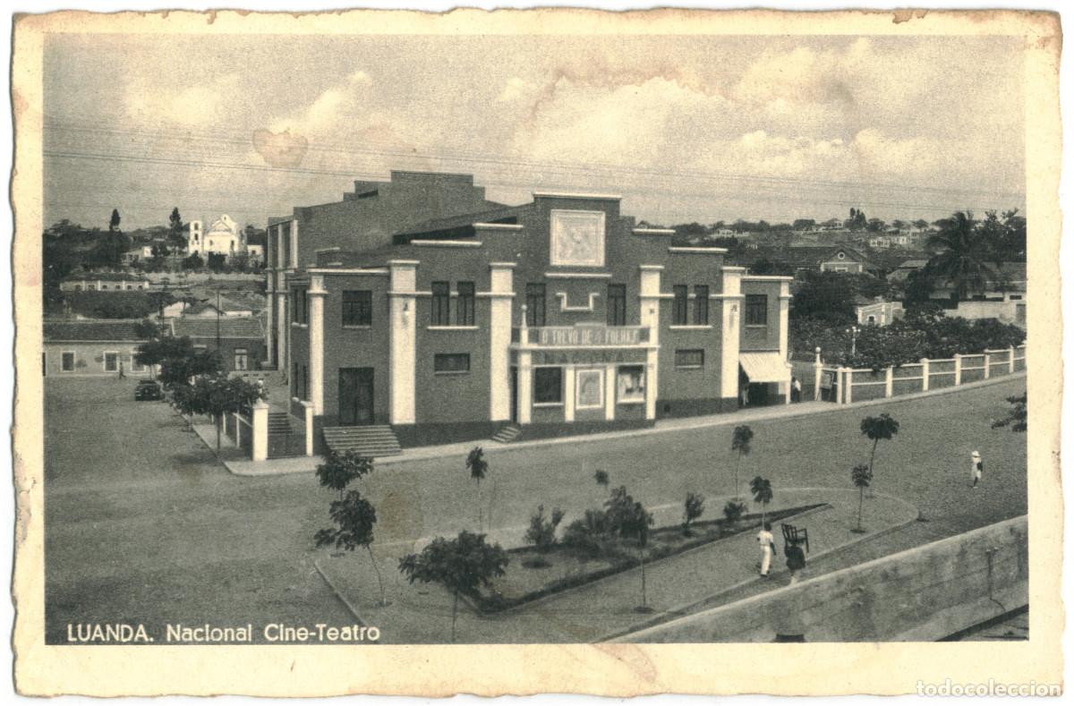 Postales: LUANDA_Nacional Cine-Teatro_Bazar Foto Sport / Teatros &Aacute;frica