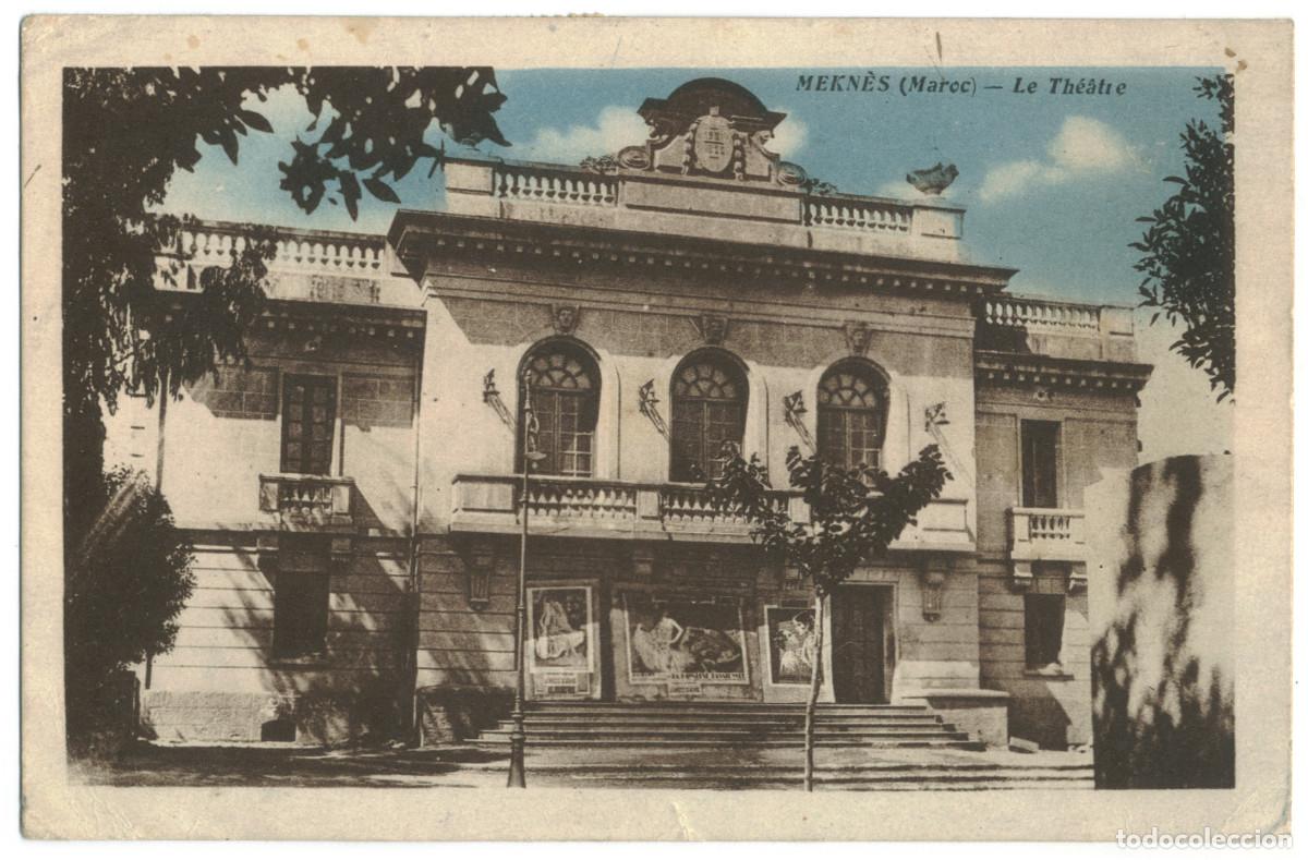 Postales: MEKNES_Th&eacute;&acirc;tre_LPPT / Teatros &Aacute;frica