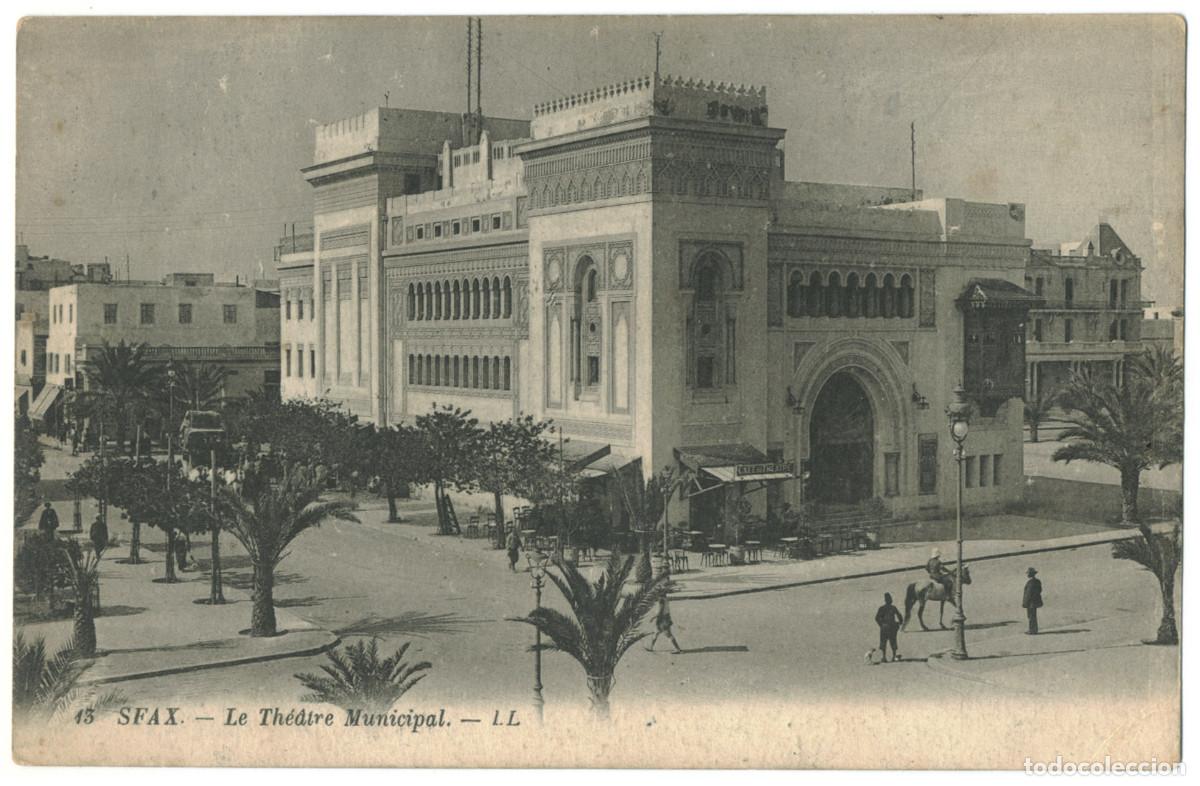 Postales: SFAX_Th&eacute;&acirc;tre Municipal_LL; 13 / Teatros &Aacute;frica