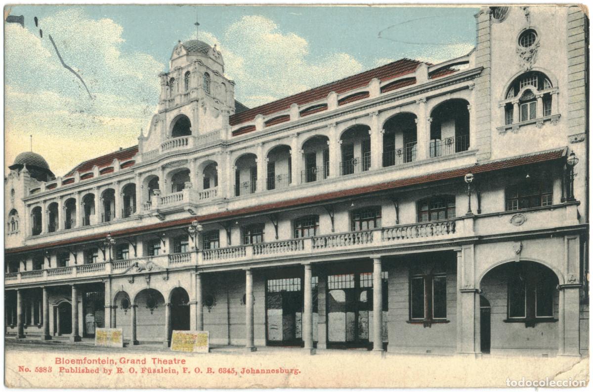 Postales: BLOEMFONTEIN_Grand Theatre _R. O. F&uuml;sslein; 5383 / Teatros &Aacute;frica