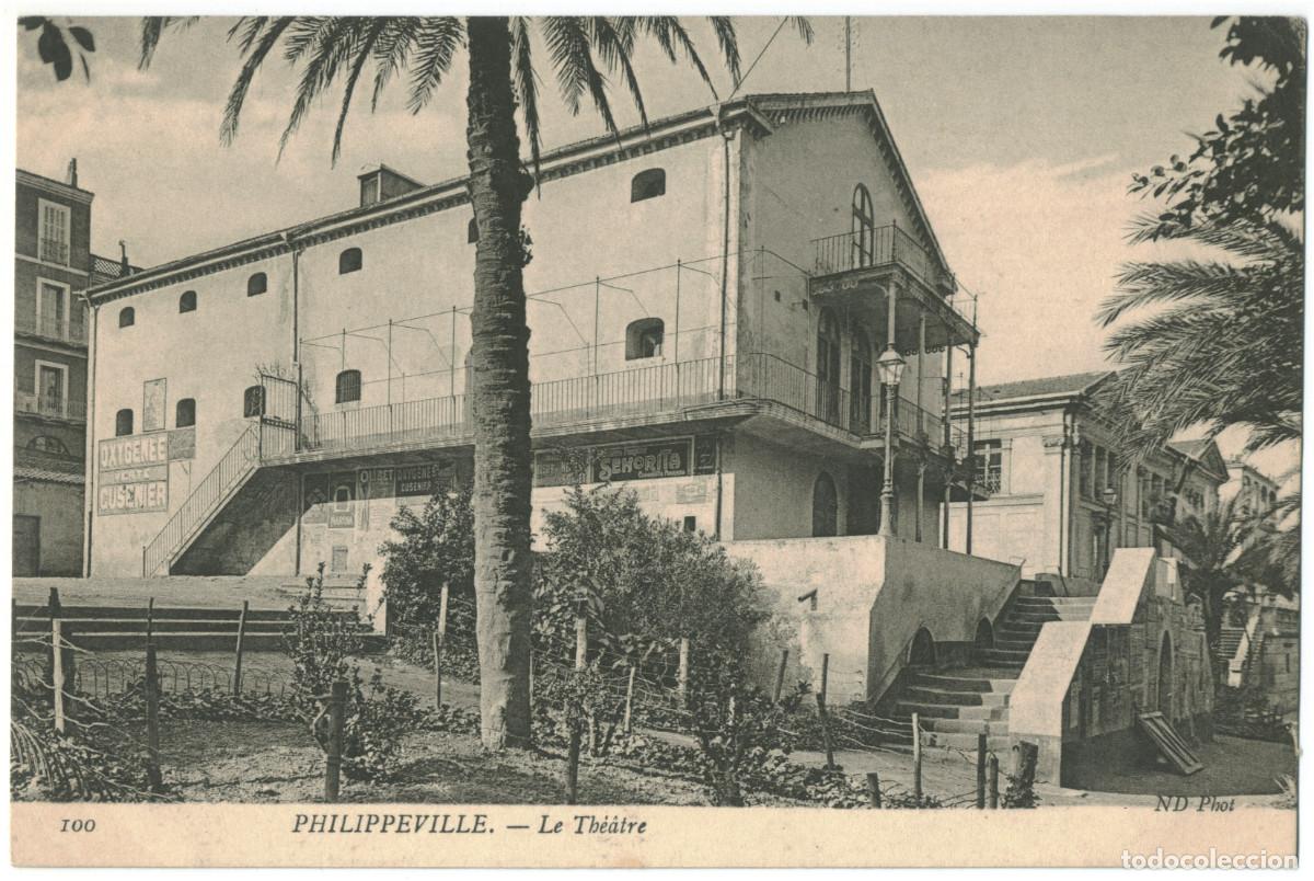 Postales: PHILIPPEVILLE_Th&eacute;&acirc;tre_ND; 100 / Teatros &Aacute;frica
