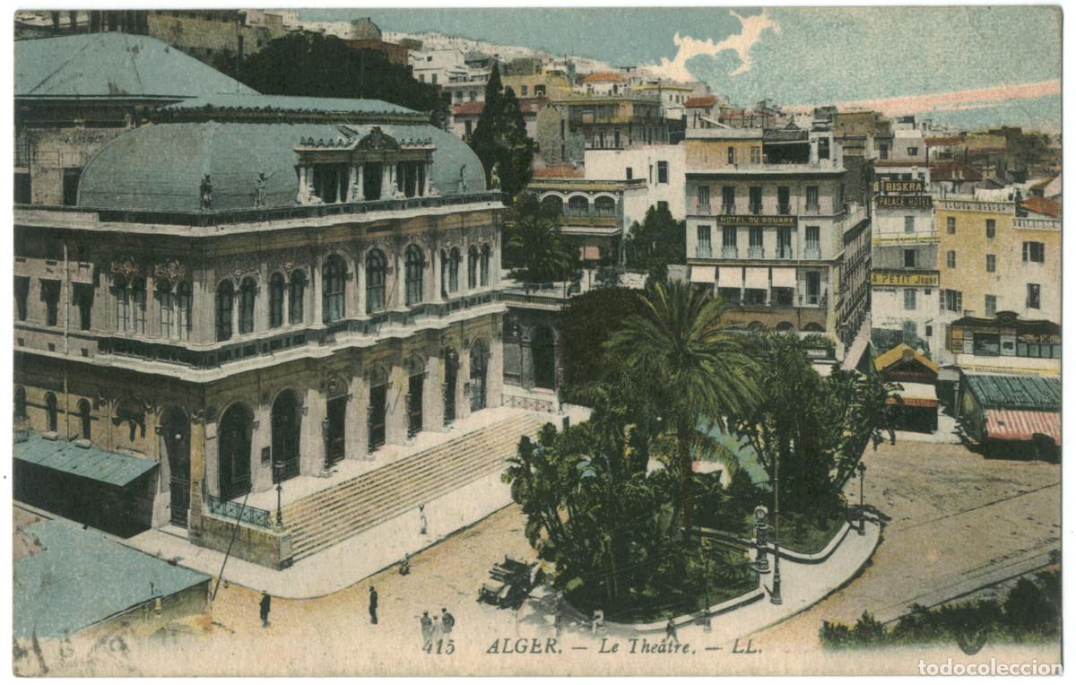Postales: ALGER (Al-Jaza'ir)_Th&eacute;&acirc;tre_L&eacute;vy; 415 / Teatros &Aacute;frica