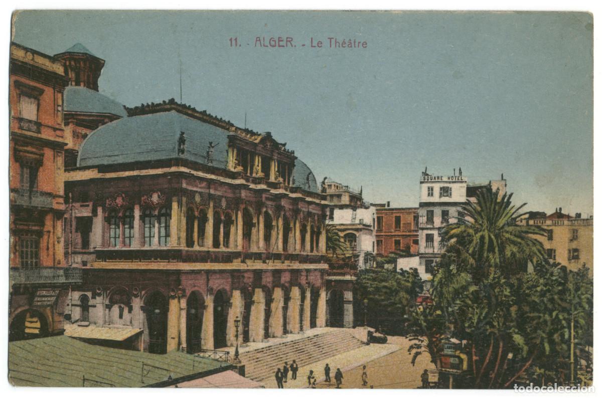 Postales: ALGER (Al-Jaza'ir)_Th&eacute;&acirc;tre_La Cigogne; 11 / Teatros &Aacute;frica