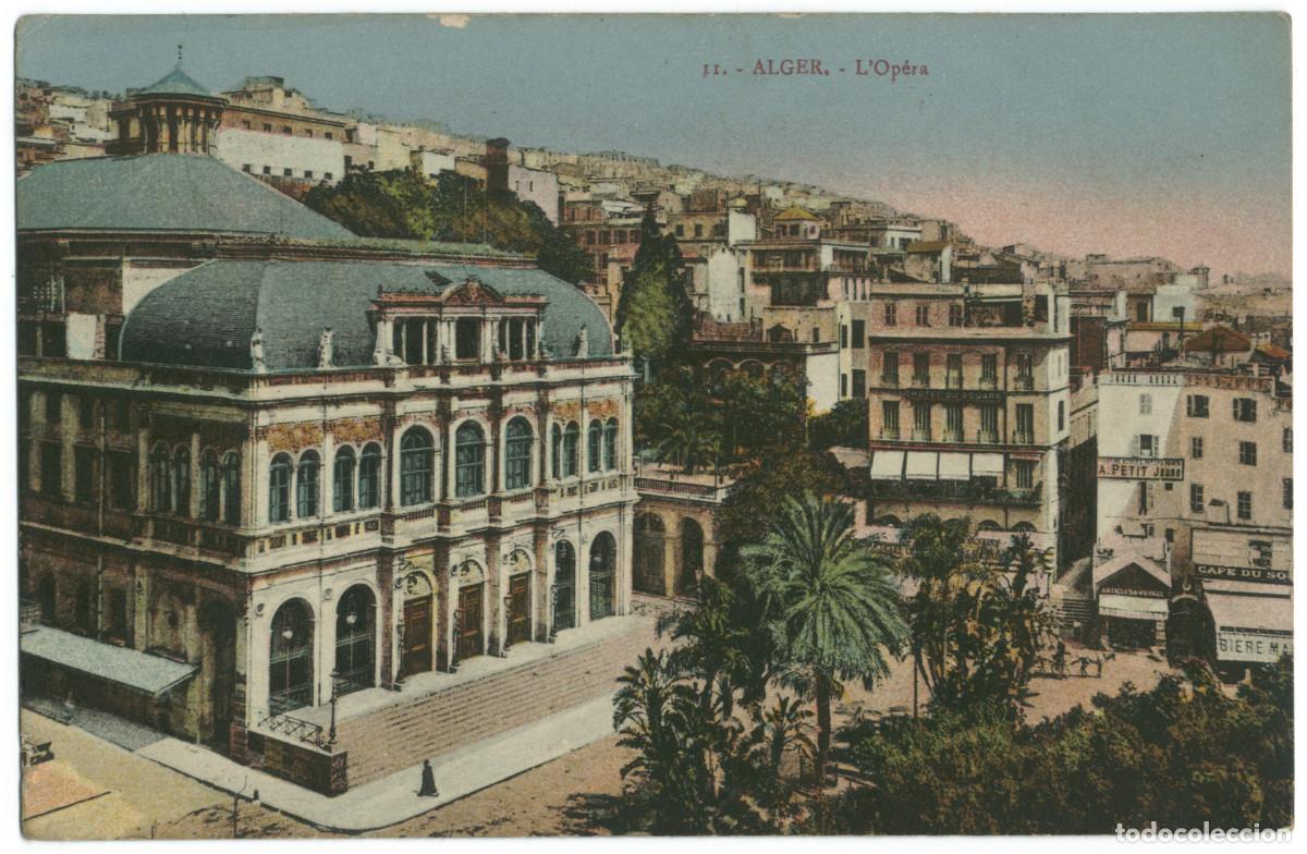 Postales: ALGER (Al-Jaza'ir)_Op&eacute;ra_Id&eacute;ale PS; 11 / Teatros &Aacute;frica