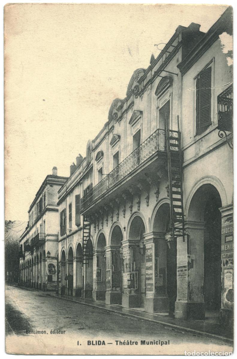Postales: BLIDA_Th&eacute;&acirc;tre Municipal_Bensimon / Teatros &Aacute;frica