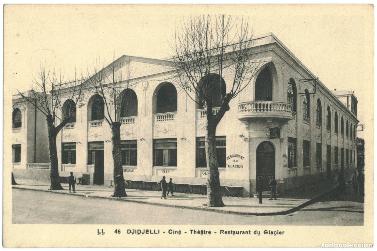 Postales: DJIDJELLI_Cin&eacute; Th&eacute;&acirc;tre Restaurant du Glacier_Ha&iuml;ne; 46 / Teatros &Aacute;frica