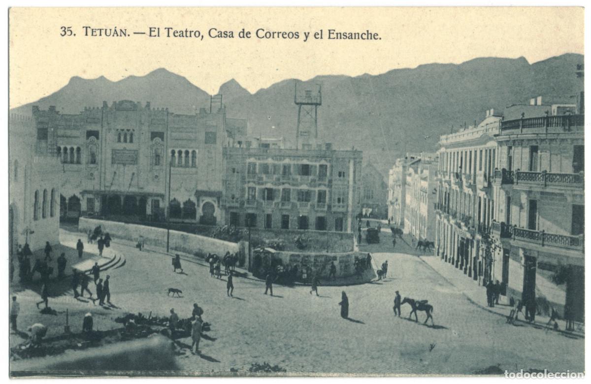 Postales: TETU&Aacute;N_Teatro & CAsa de Correos & Ensanche_M. Arribas; 35 / Teatros &Aacute;frica