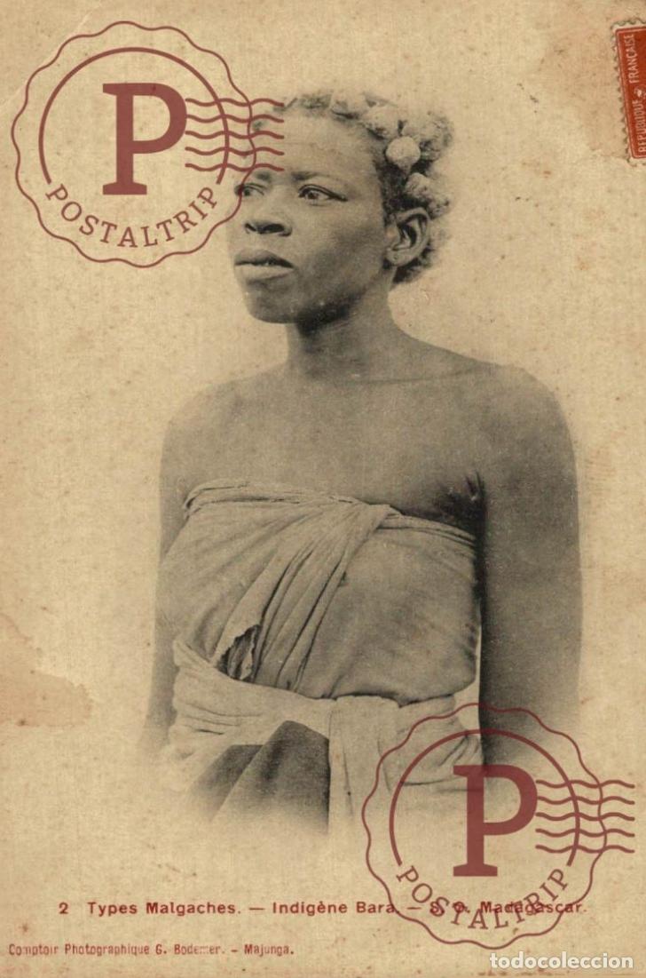 Postales: MADAGASCAR. Types Malgaches - Indig&egrave;ne Bara