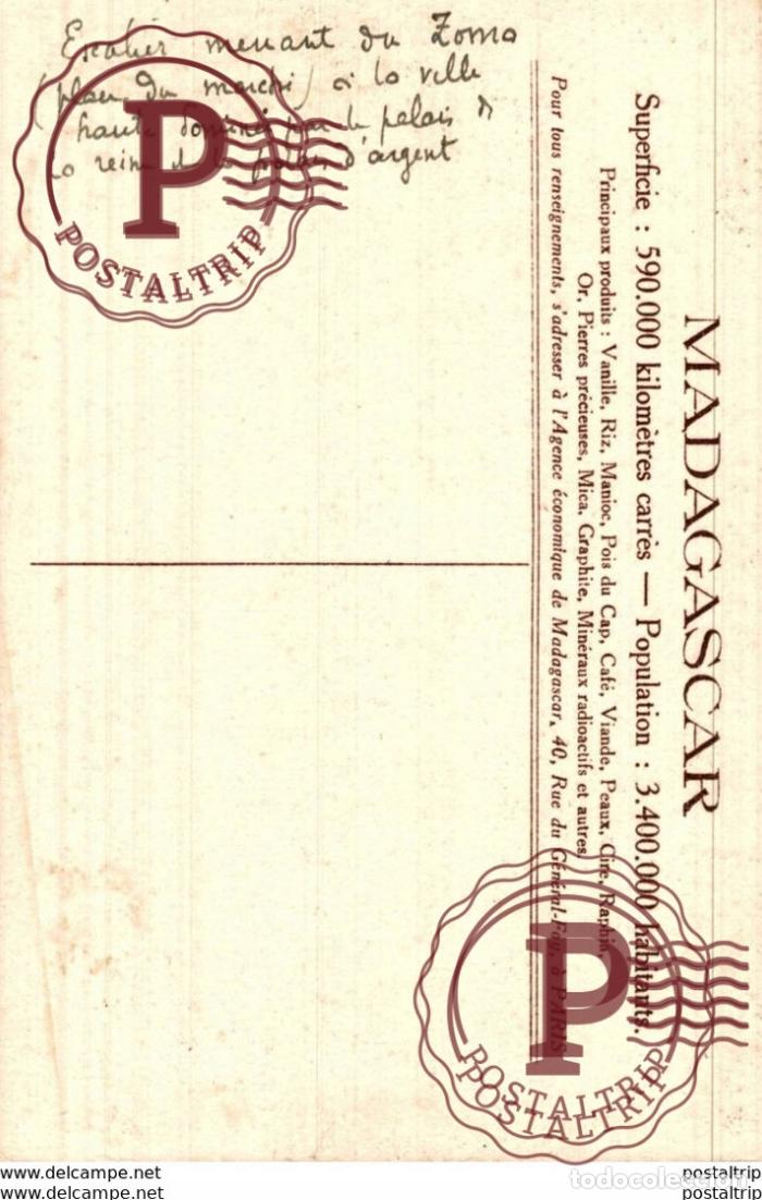 Postales: MADAGASCAR - Escalier dAnalakely &agrave; TANANARIVE - Foto 2