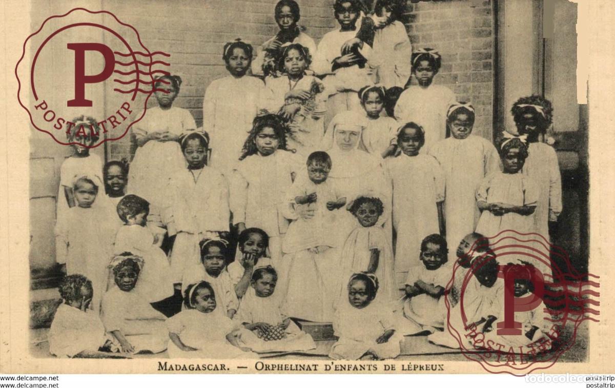 Postales: MADAGASCAR - ORPHELINAT DENFANTS DE LEPREUX
