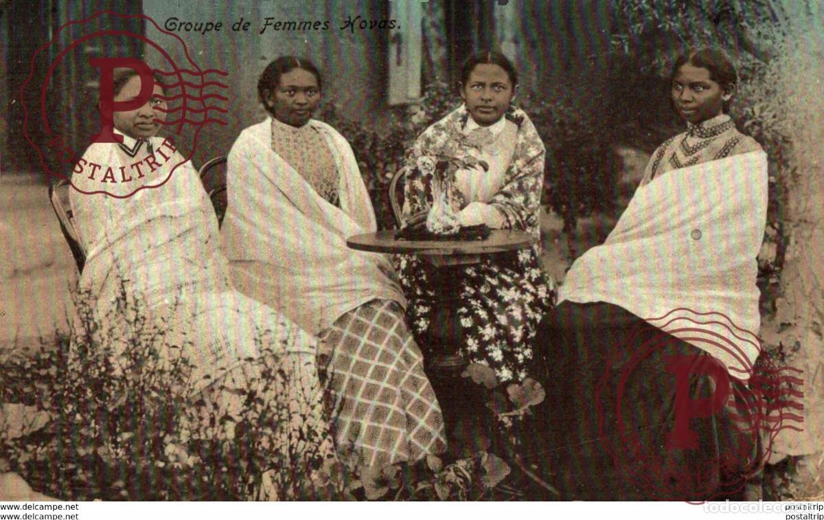 Postales: MADAGASCAR. GROUPE DE FEMMES HOVAS
