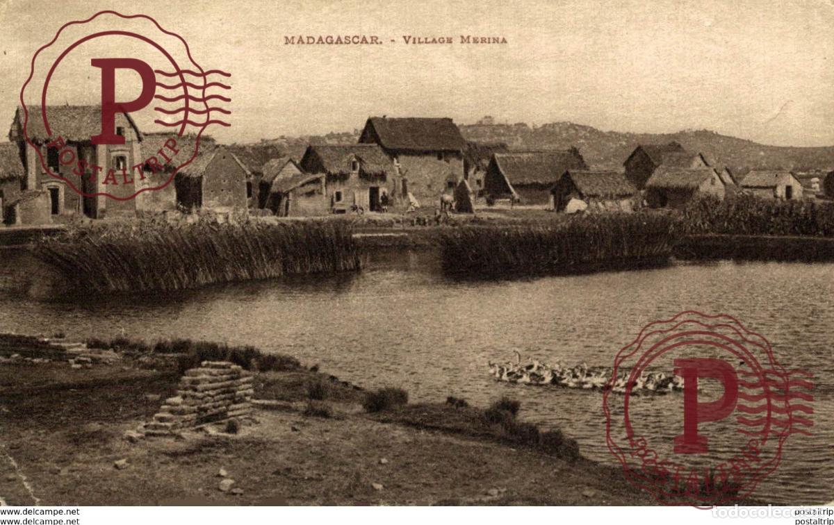 Postales: MADAGASCAR Village Merina