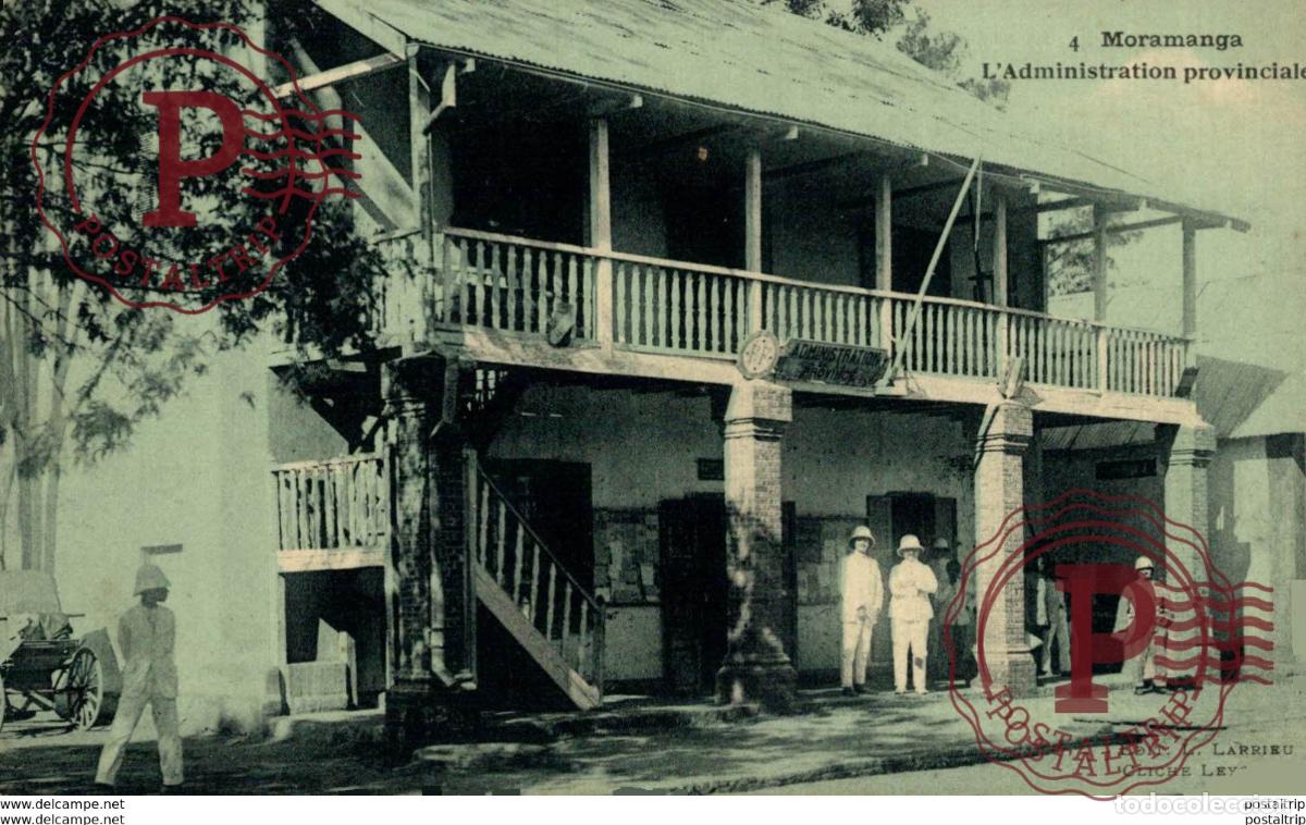 Postales: MADAGASCAR Moramanga- Administration provinciale