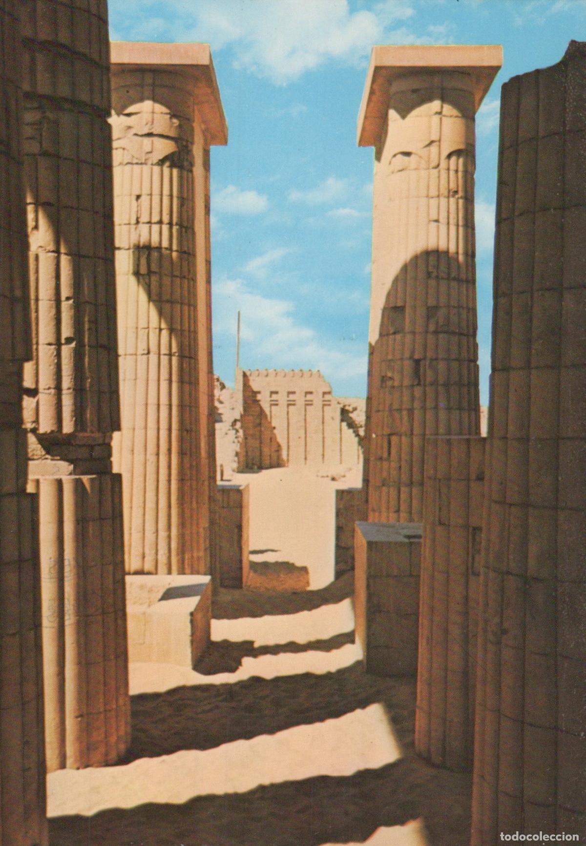 Postales: Egypt Luxor Karnak Temple Columns Ancient Architecture *YAK651