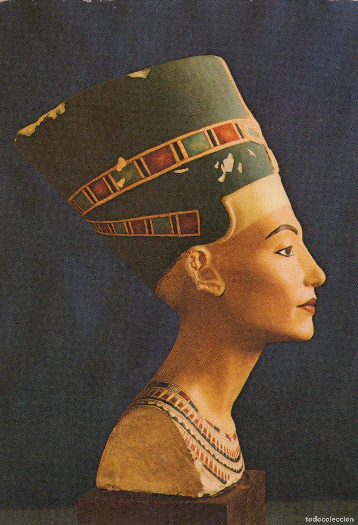 Postales: Egypt Cairo Bust of Queen Nefertiti *YAK716