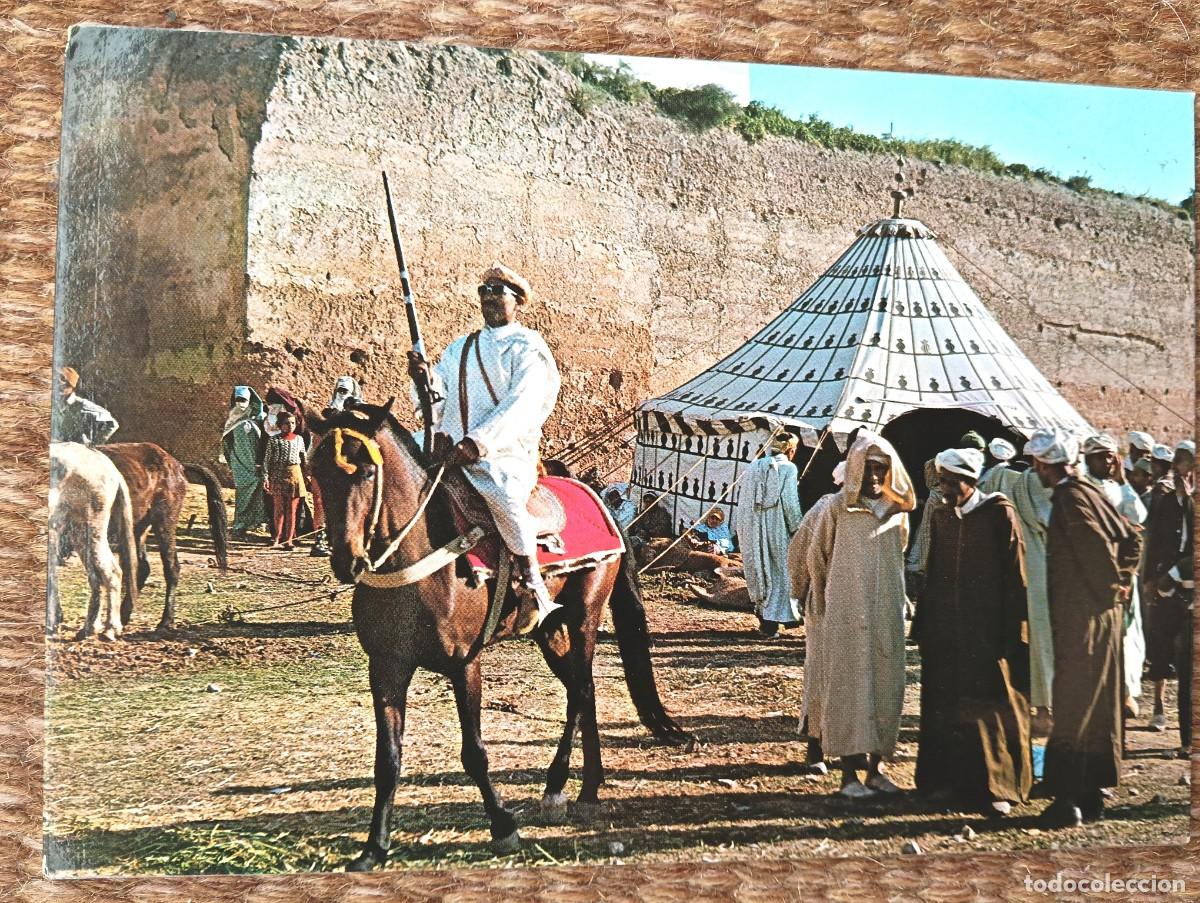 Postales: MARRUECOS - JINETE MARROQUI - ED. ESTRELLA VERDE