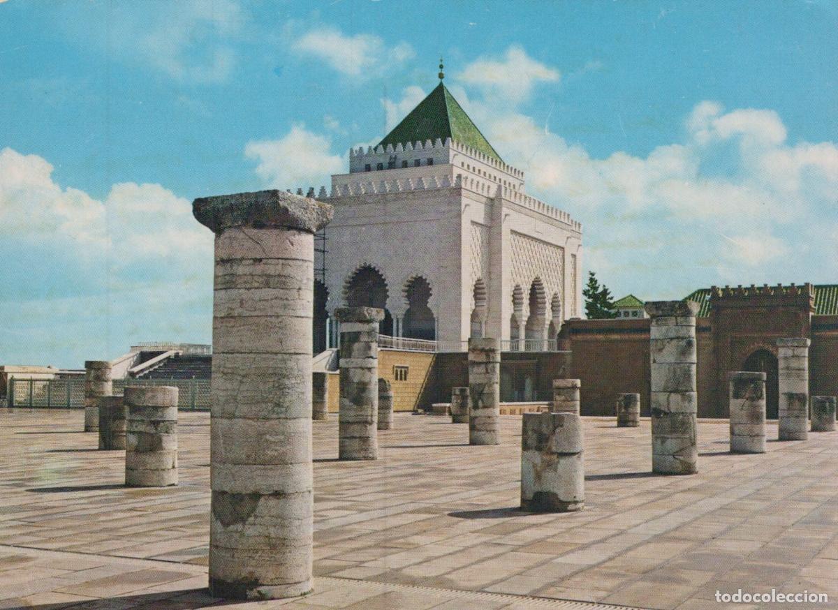 Postcards: Morocco Rabat The Mausoleum of Mohammed V With Roman Columns *YAR955