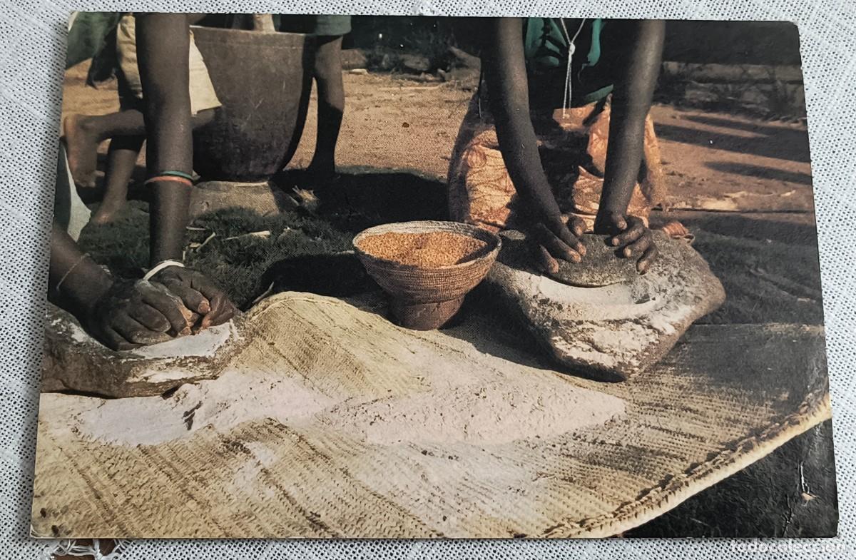 Postales: POSTAL | PERSONAS HACIENDO PAN - COLECCI&Oacute;N &Aacute;FRICA