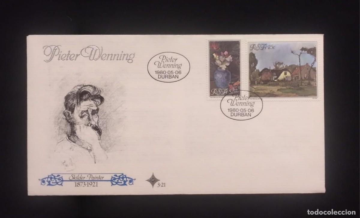 Postales: TS) 1980 SOUTH AFRICA, EXHIBITION IN MEMORY OF PIETER WENNING IN DURBAN, WITH THE STILL-LIFE WITH SW