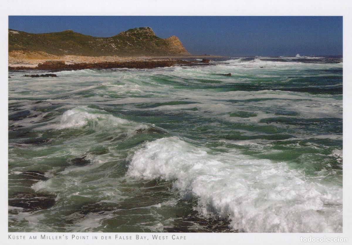 Postkarten: South Africa False Bay Miller S Point West Cape Ocean Waves Unposted *YAV753