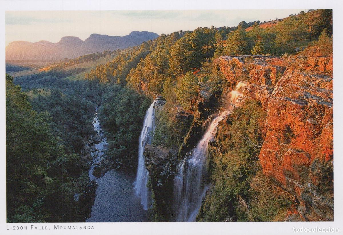 Postales: South Africa Lisbon Falls Scenic Landscape Waterfall View Unposted *YAV754