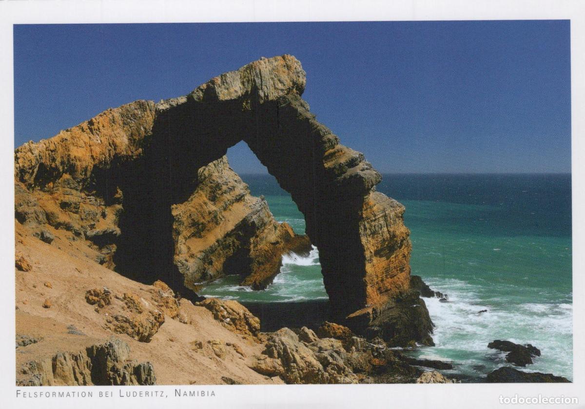 Postais: Namibia Luderitz Rock Formation Natural Arch Ocean Landscape Unposted *YAY236