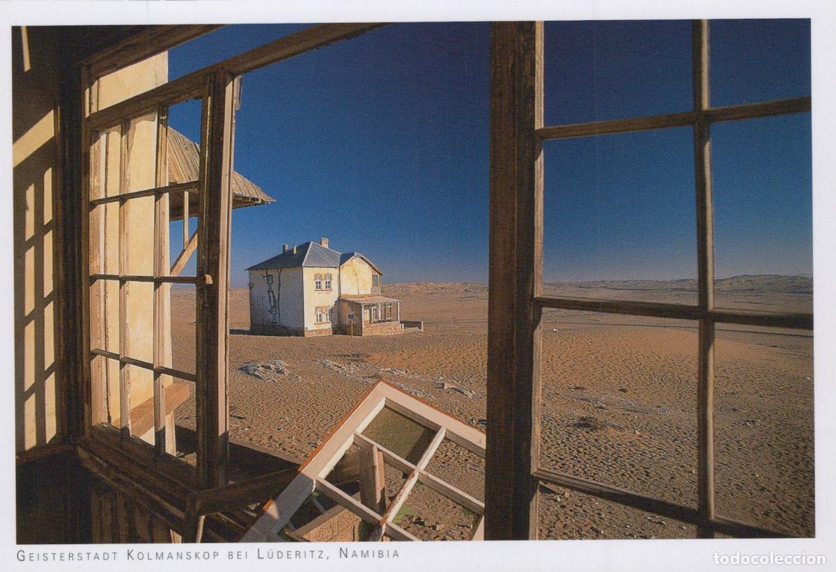 Postkarten: Namibia Kolmanskop Ghost Town Abandoned House in Desert Unposted *YAY254