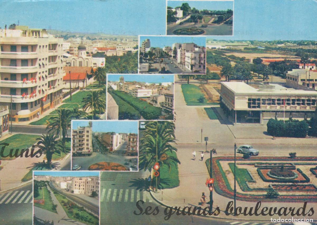 Cartoline: Tunisia Tunis Grand Boulevards City Views North Africa *YAY282