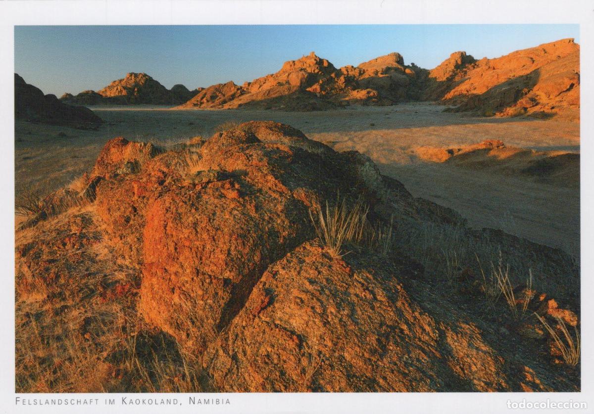 Postales: Namibia Kaokoland Rocky Landscape Desert Sunset View Unposted *YAY397