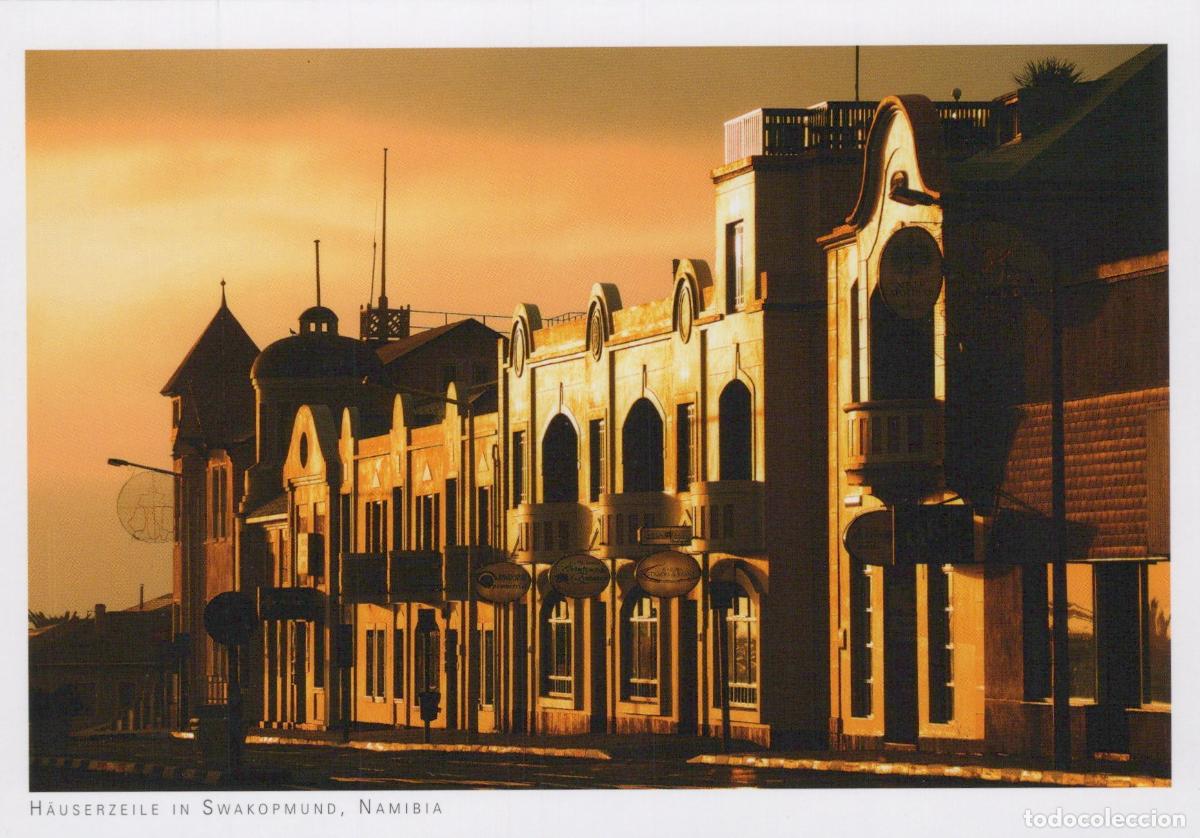 Postales: Namibia Swakopmund Historic Houses Street View Sunset Unposted *YAY682