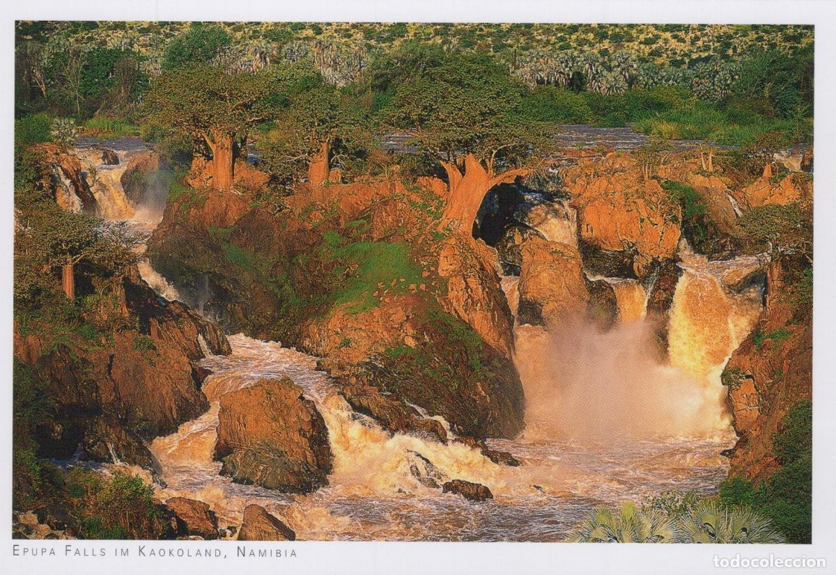 Postales: Namibia Epupa Falls in Scenic Landscape Waterfall Unposted *YAY694