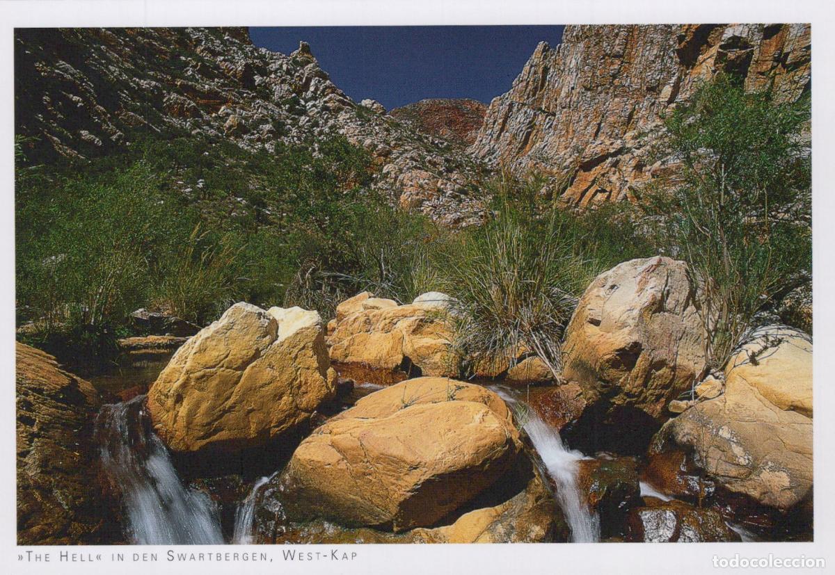 Postales: South Africa Swartberg Mountains the Hellk Stream Landscape Unposted *YAY635