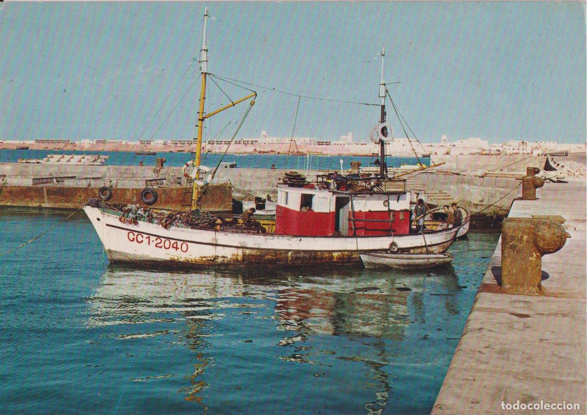 Postales: SAHARA, VILLA CISNEROS - LA POBLACI&Oacute;N Y EL PUERTO - ED.FOTOGR&Aacute;FICAS P.MARTIN - ESCRITA