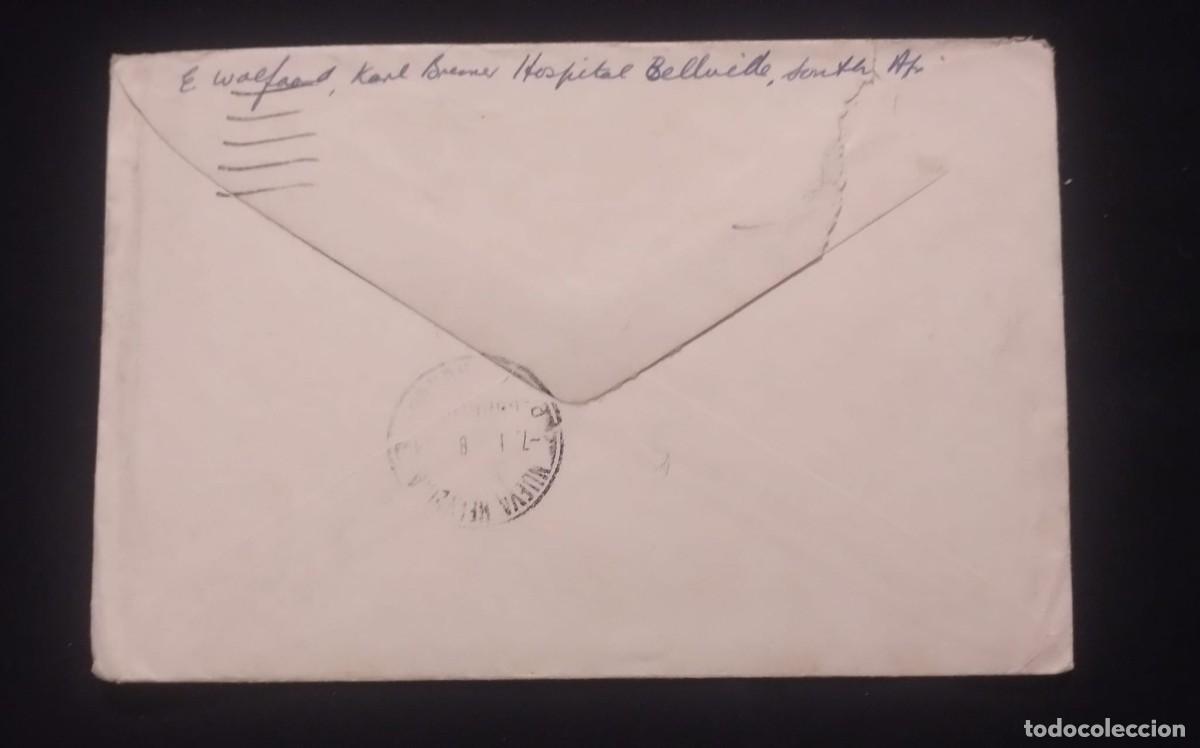 Postales: TS) 1956 SOUTH AFRICA, CANCELLATION STAMP, CIRCULATE COVER.