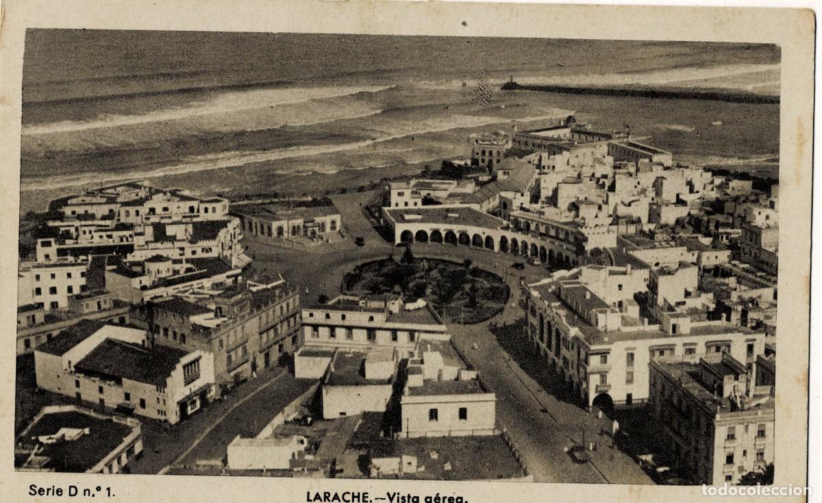 Postales: POSTAL DE MARRUECOS. LARACHE. VISTA AEREA. P-AFyMA-983
