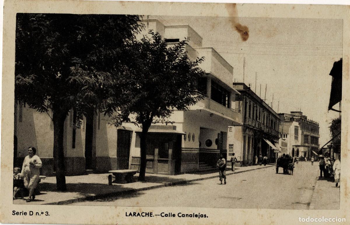 Postales: POSTAL DE MARRUECOS. LARACHE. CALLE CANALEJAS. P-AFyMA-984