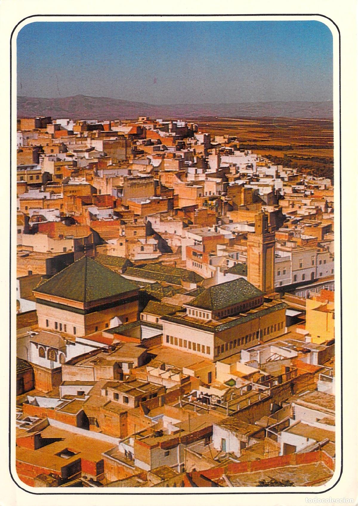 Postales: Postal de Moulay Idriss en Marruecos vista general