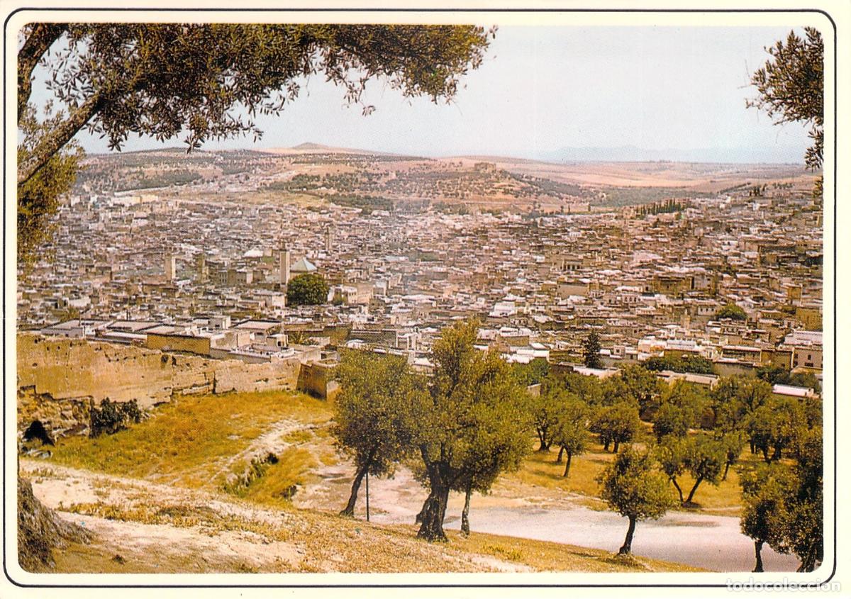 Postales: Postal de Fes, vista general de la ciudad en Marruecos